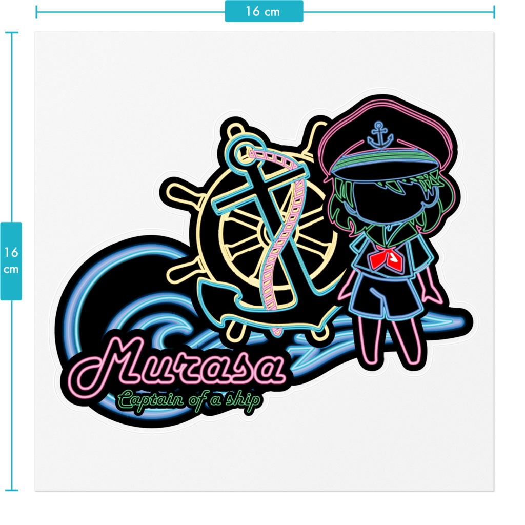 東方projectステッカー 村紗水蜜 MM-002