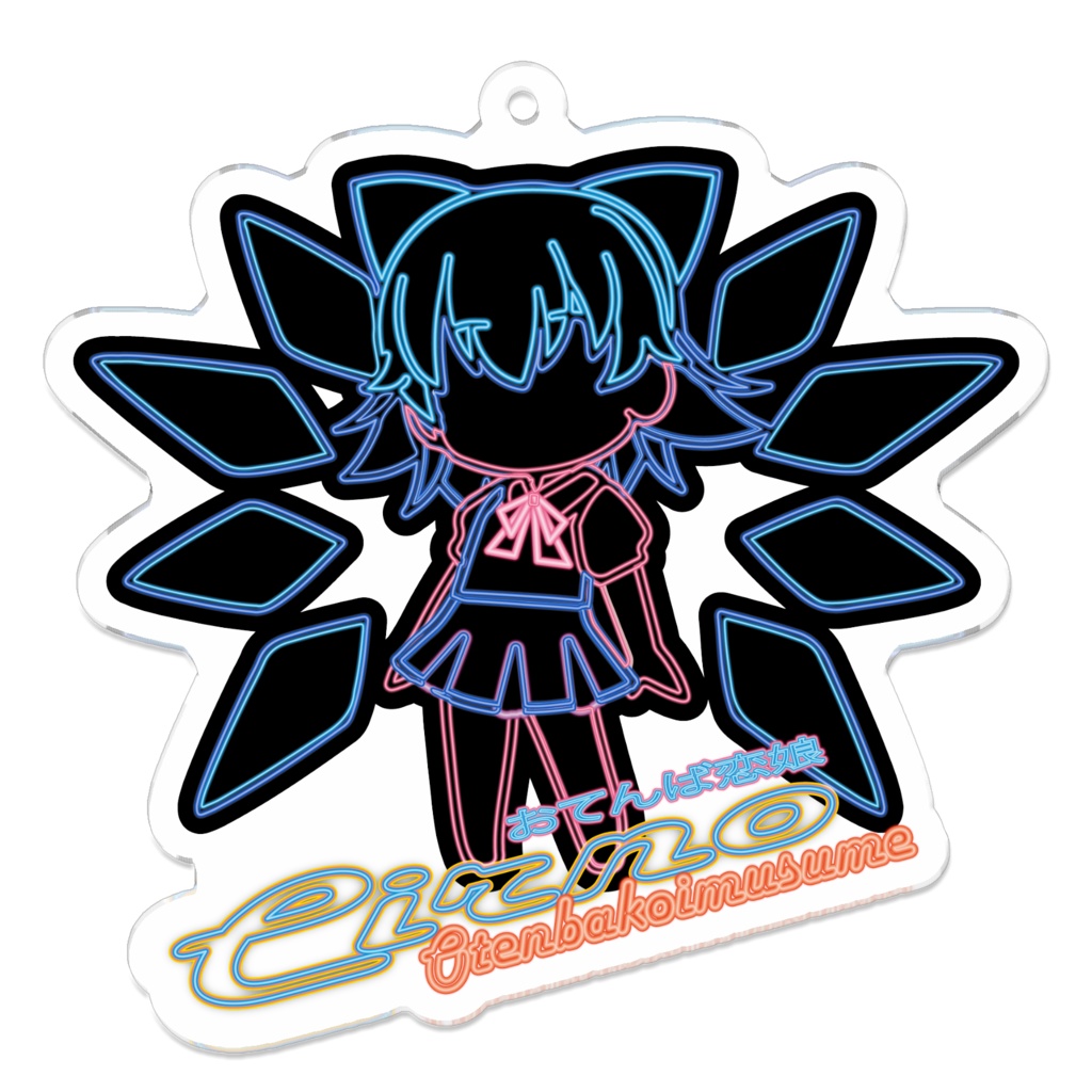 東方projectアクリルキーホルダー　チルノ　Cirno-001AK