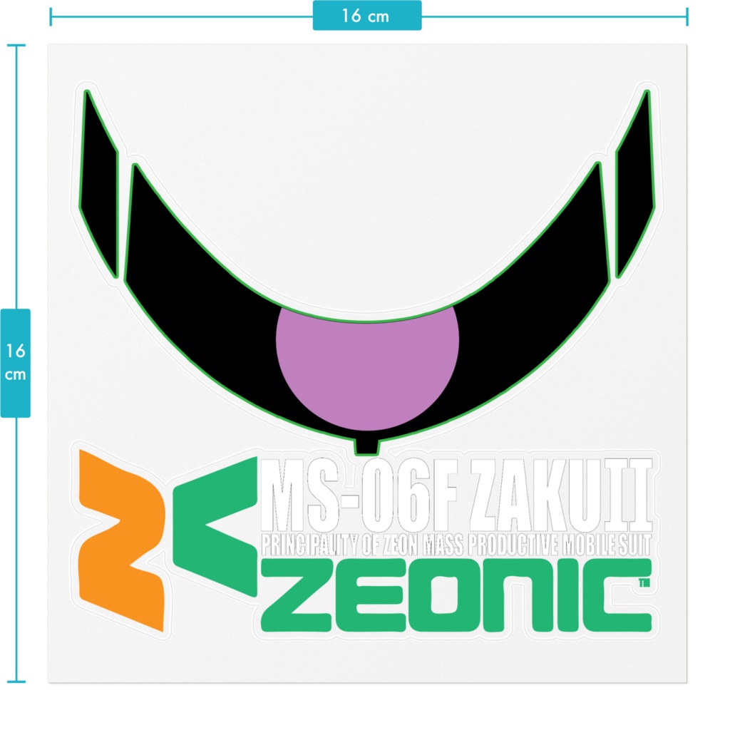 バイク用ステッカー MS-06F