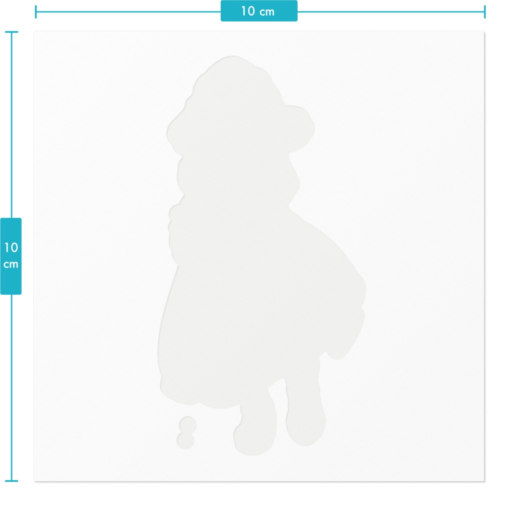 河城にとり-01 東方projectステッカー