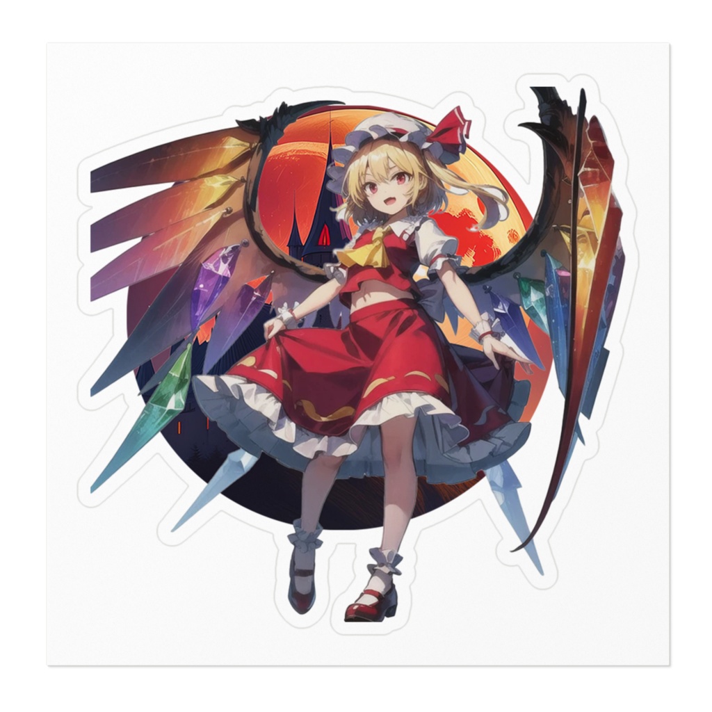 フランドール・スカーレット-01 東方Projectステッカー