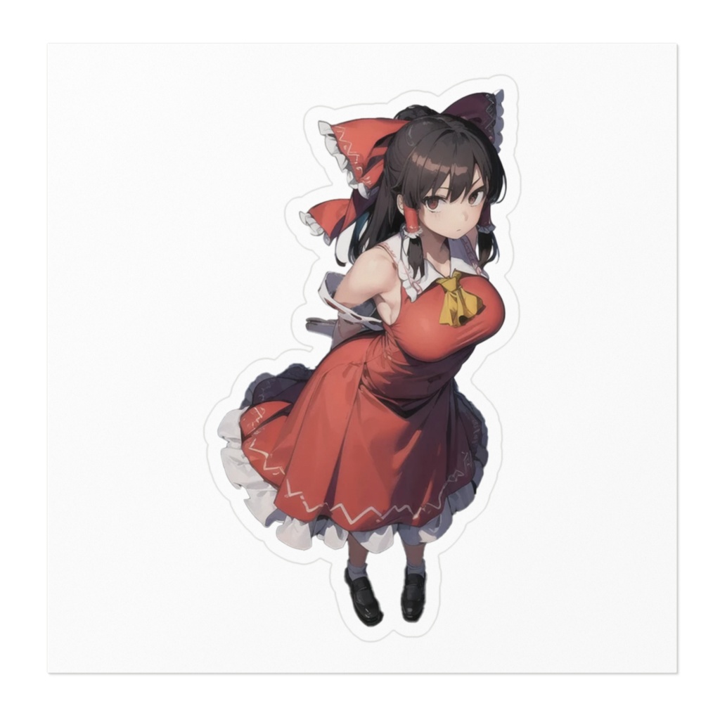 DC東方Projectステッカー 博麗霊夢03