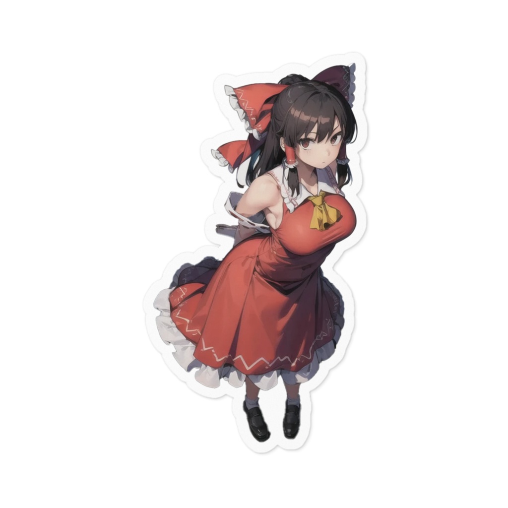 DC東方Projectステッカー 博麗霊夢03