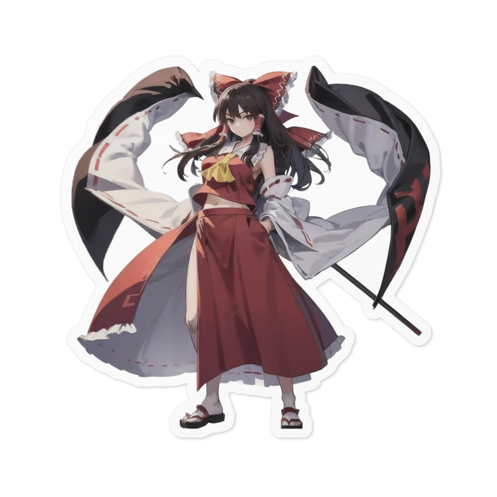 DC東方Projectステッカー 博麗霊夢05