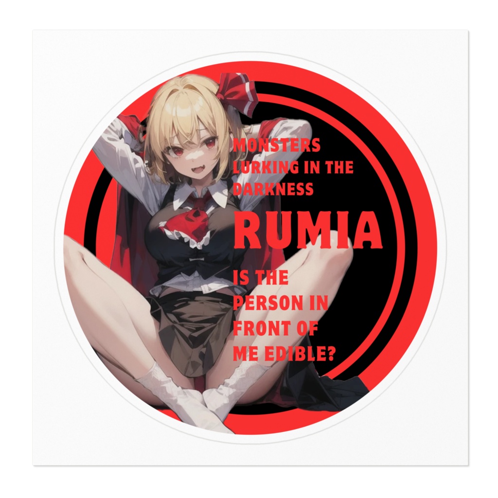 DC東方Projectステッカー ルーミア02