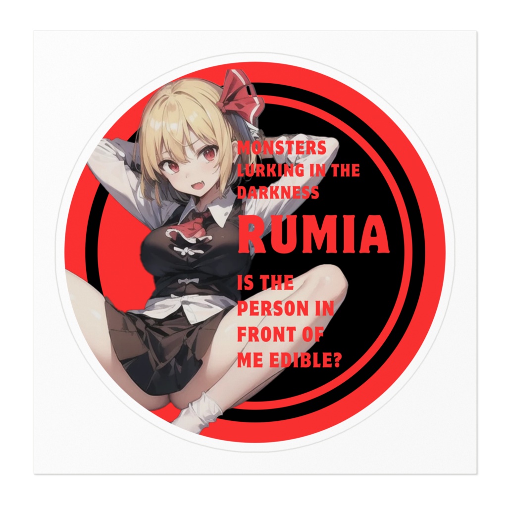 DC東方Projectステッカー ルーミア04