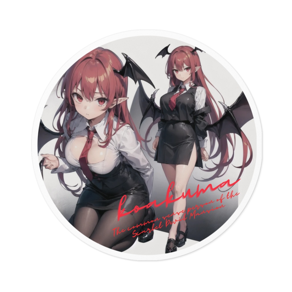 DC東方Projectステッカー 小悪魔01