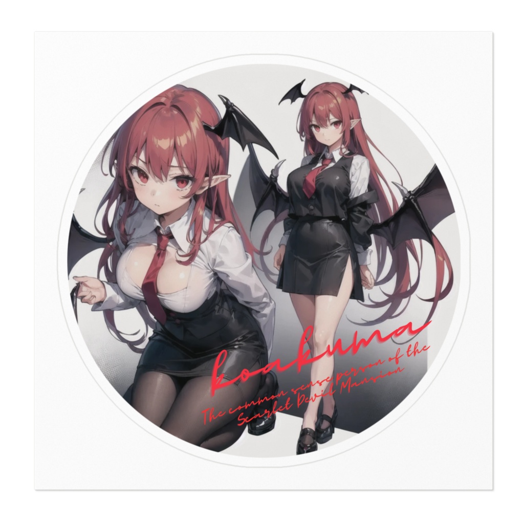 DC東方Projectステッカー 小悪魔01