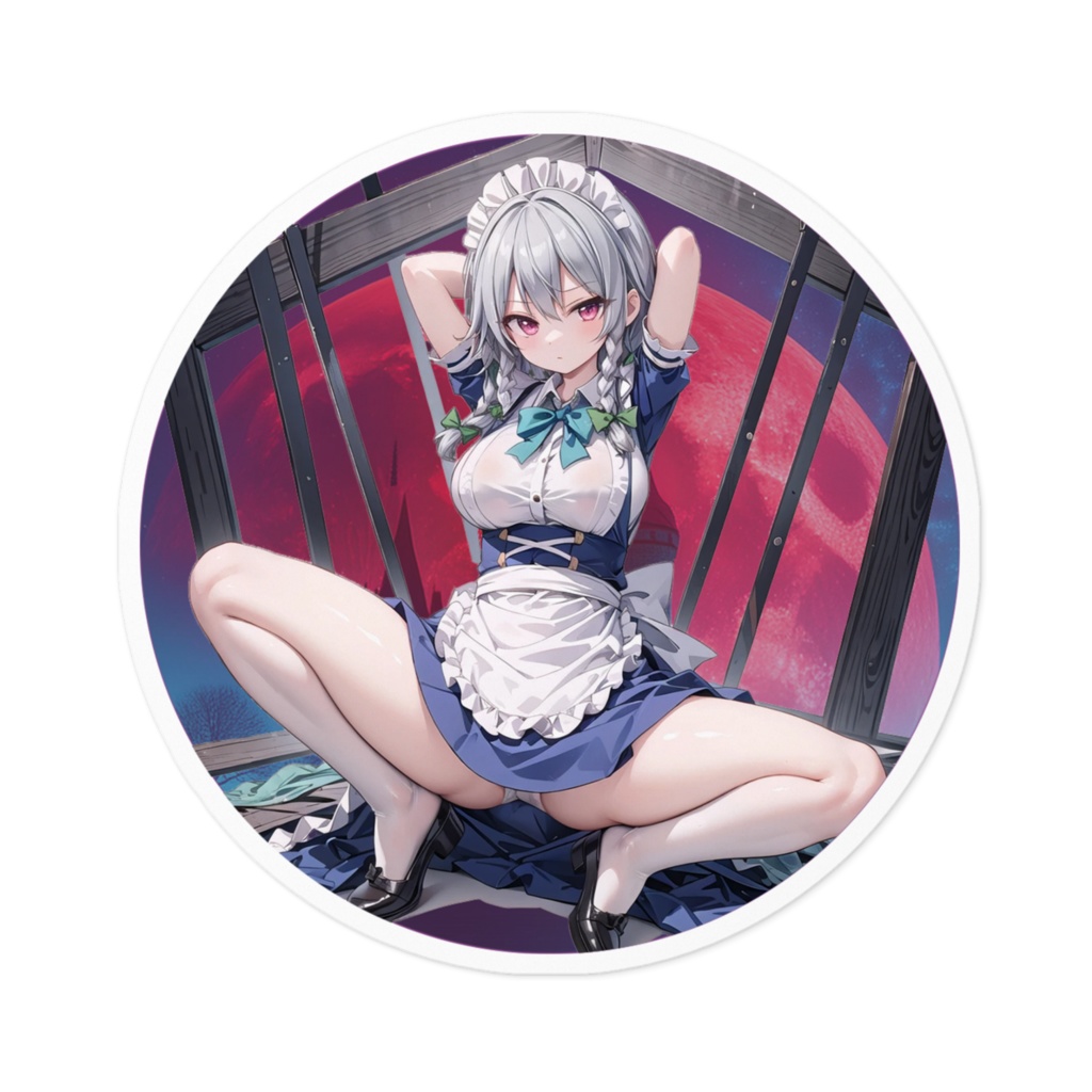 DC東方Projectステッカー 十六夜咲夜02