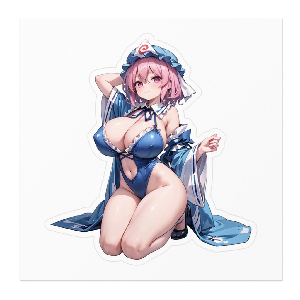 DC東方Projectステッカー 西行寺幽々子02