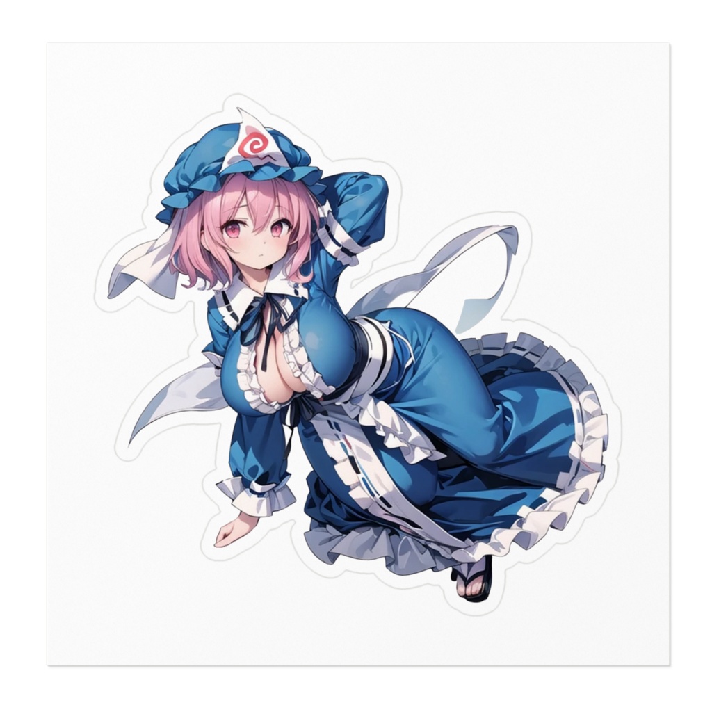 DC東方Projectステッカー 西行寺幽々子04