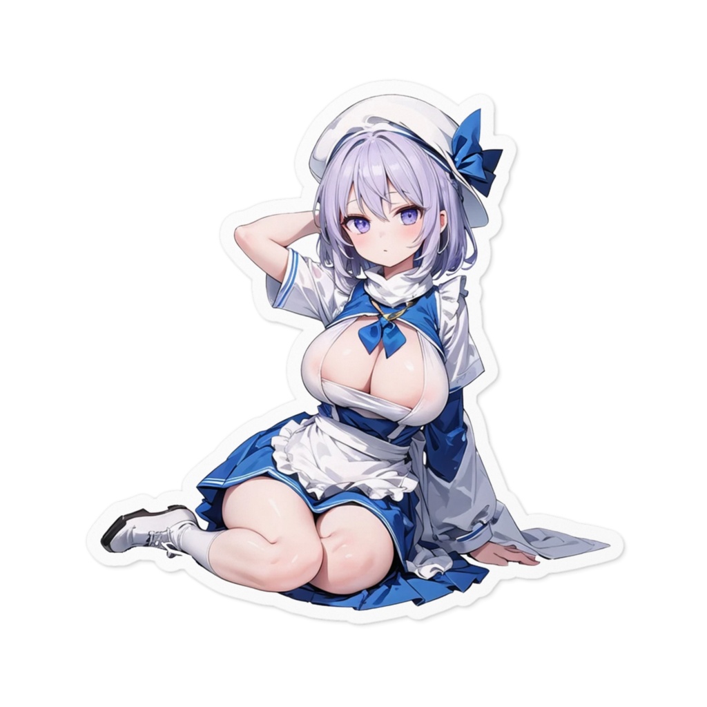 DC東方Projectステッカー　レティ・ホワイトロック01