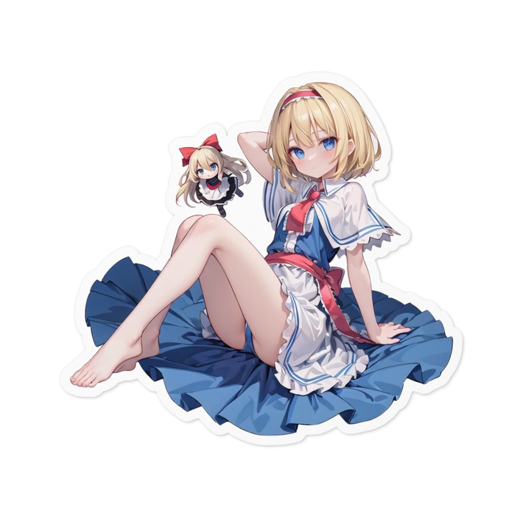 DC東方Projectステッカー  アリス・マーガトロイド&上海人形01