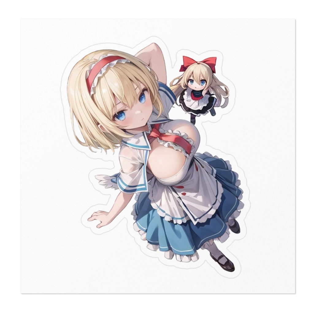 DC東方Projectステッカー アリス・マーガトロイド&上海人形03