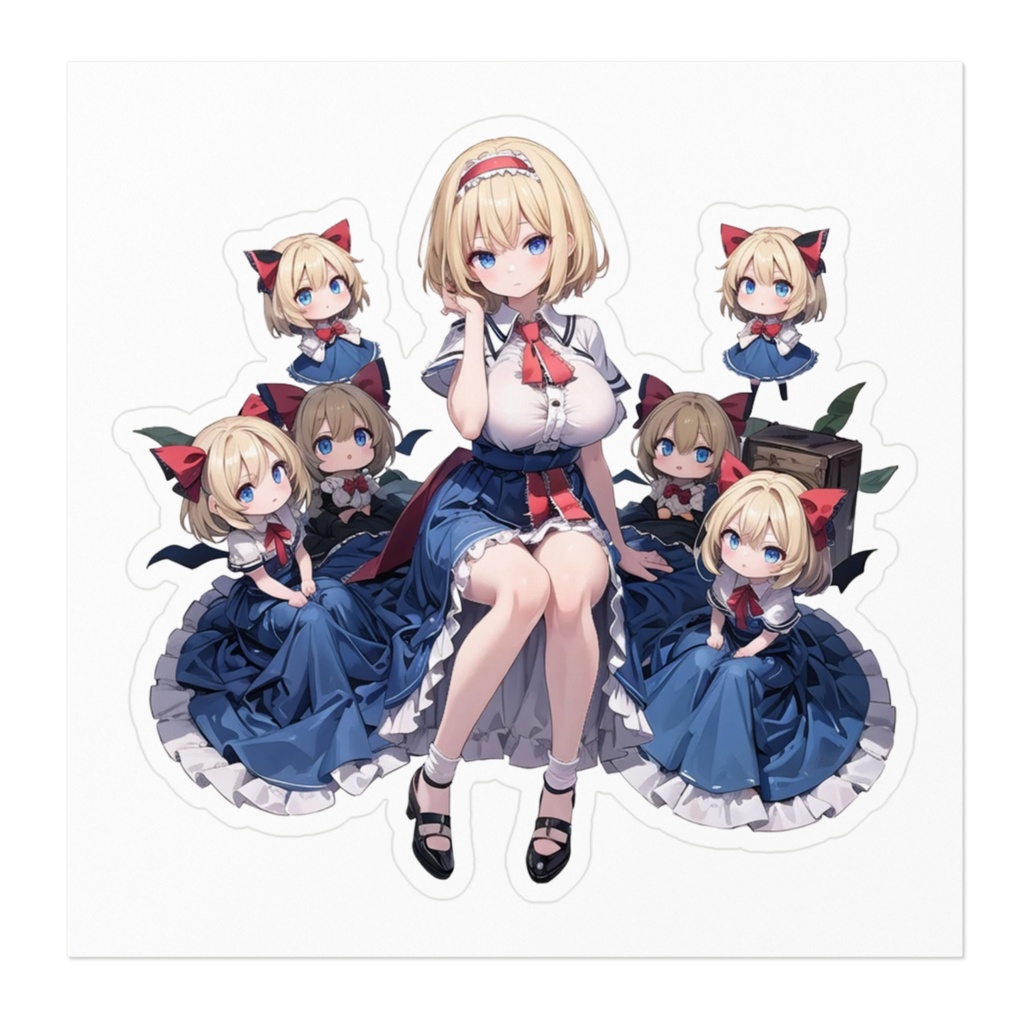 DC東方Projectステッカー アリス・マーガトロイド&上海人形04