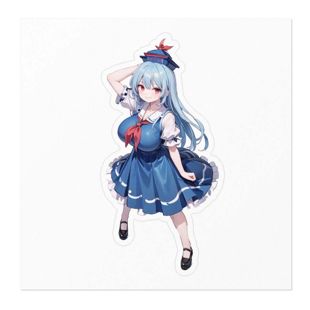 DC東方Projectステッカー 上白沢慧音01