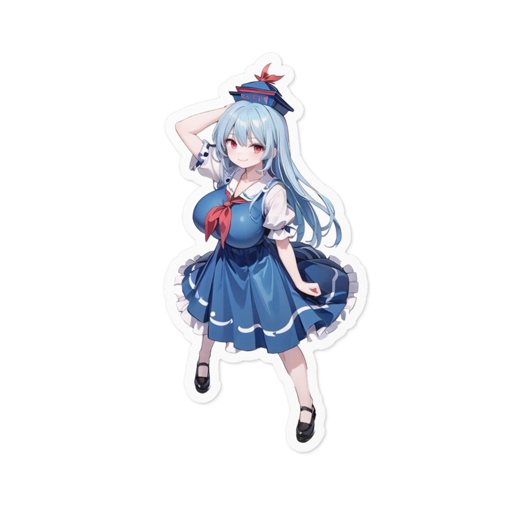 DC東方Projectステッカー 上白沢慧音01