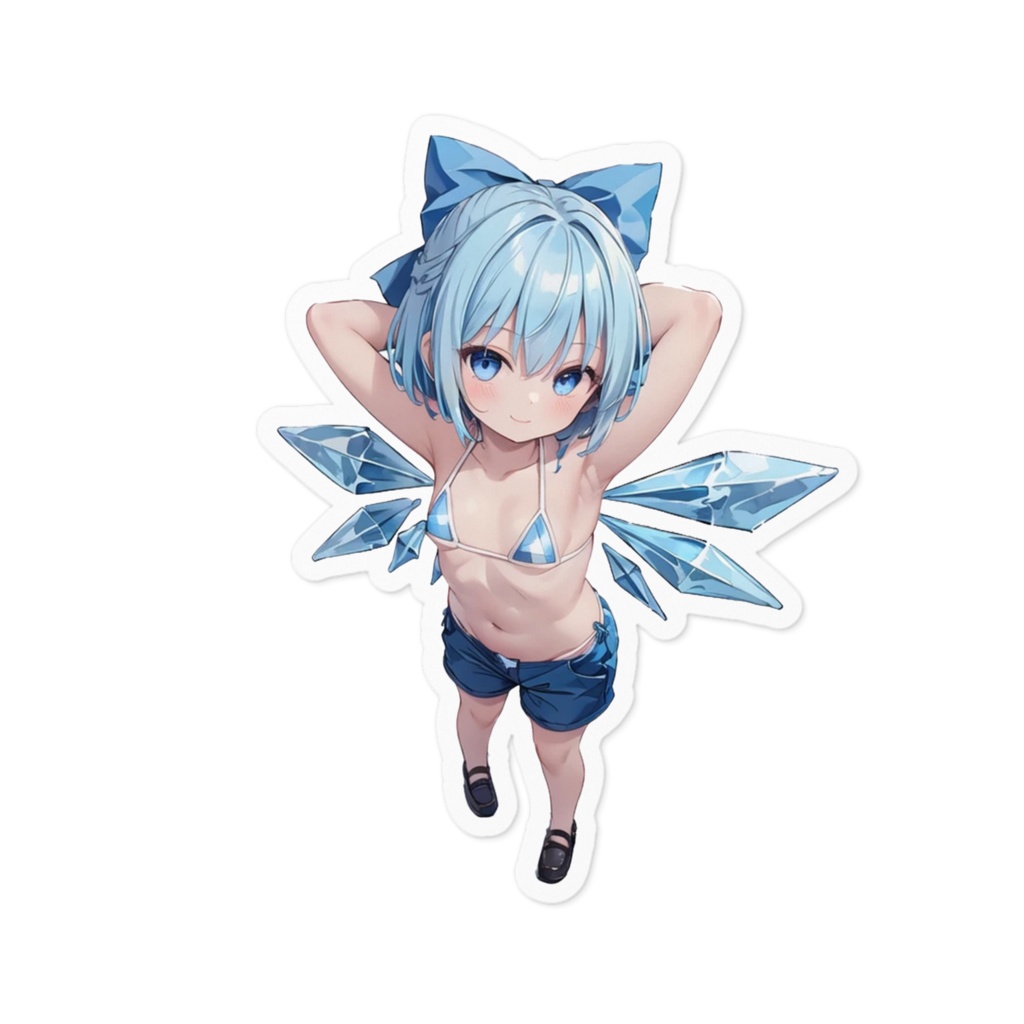 DC東方Projectステッカー チルノ(日焼けver)02