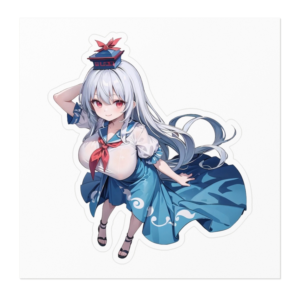 DC東方Projectステッカー 上白沢慧音04