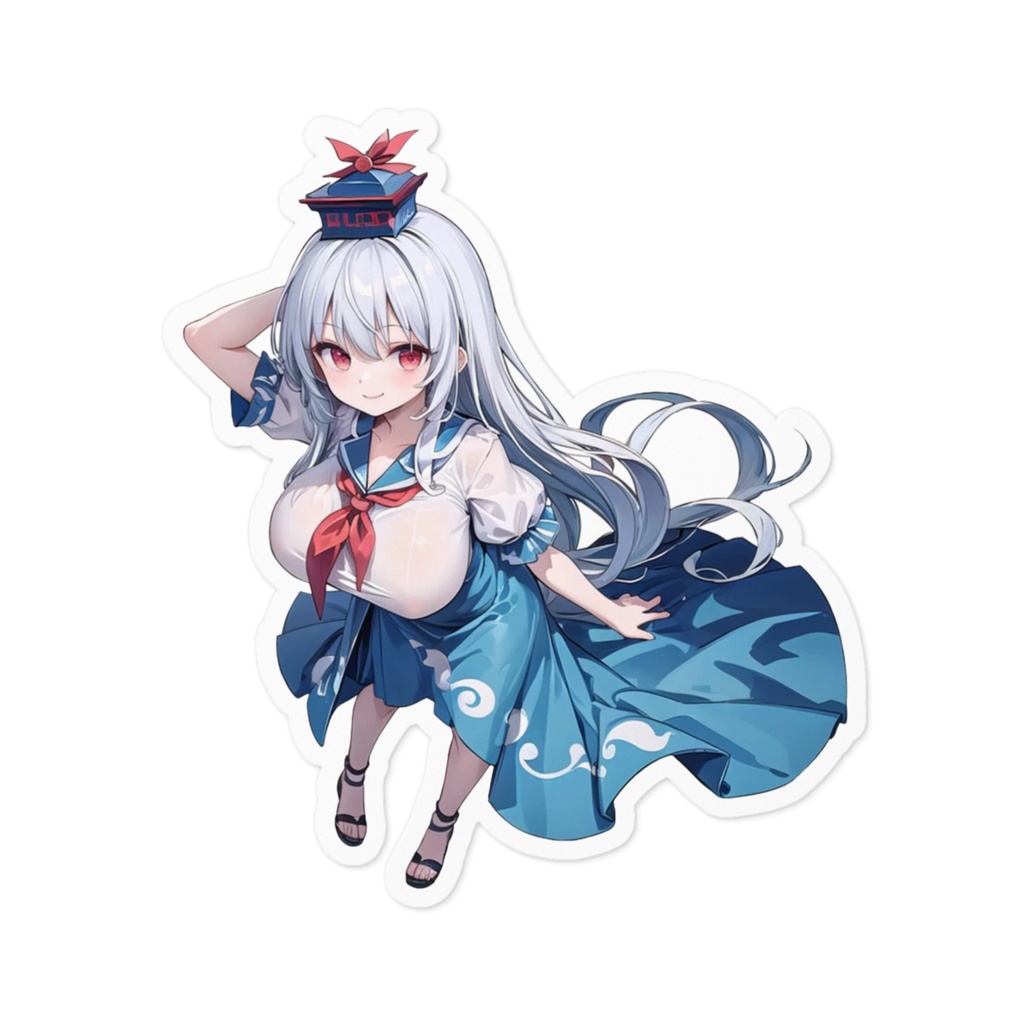 DC東方Projectステッカー 上白沢慧音04