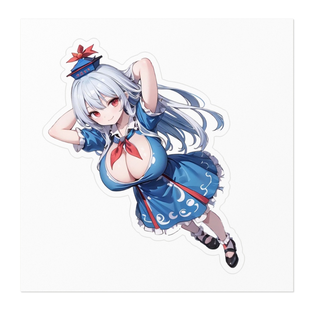 DC東方Projectステッカー 上白沢慧音05