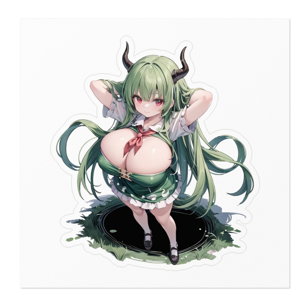 DC東方Projectステッカー ex上白沢慧音01