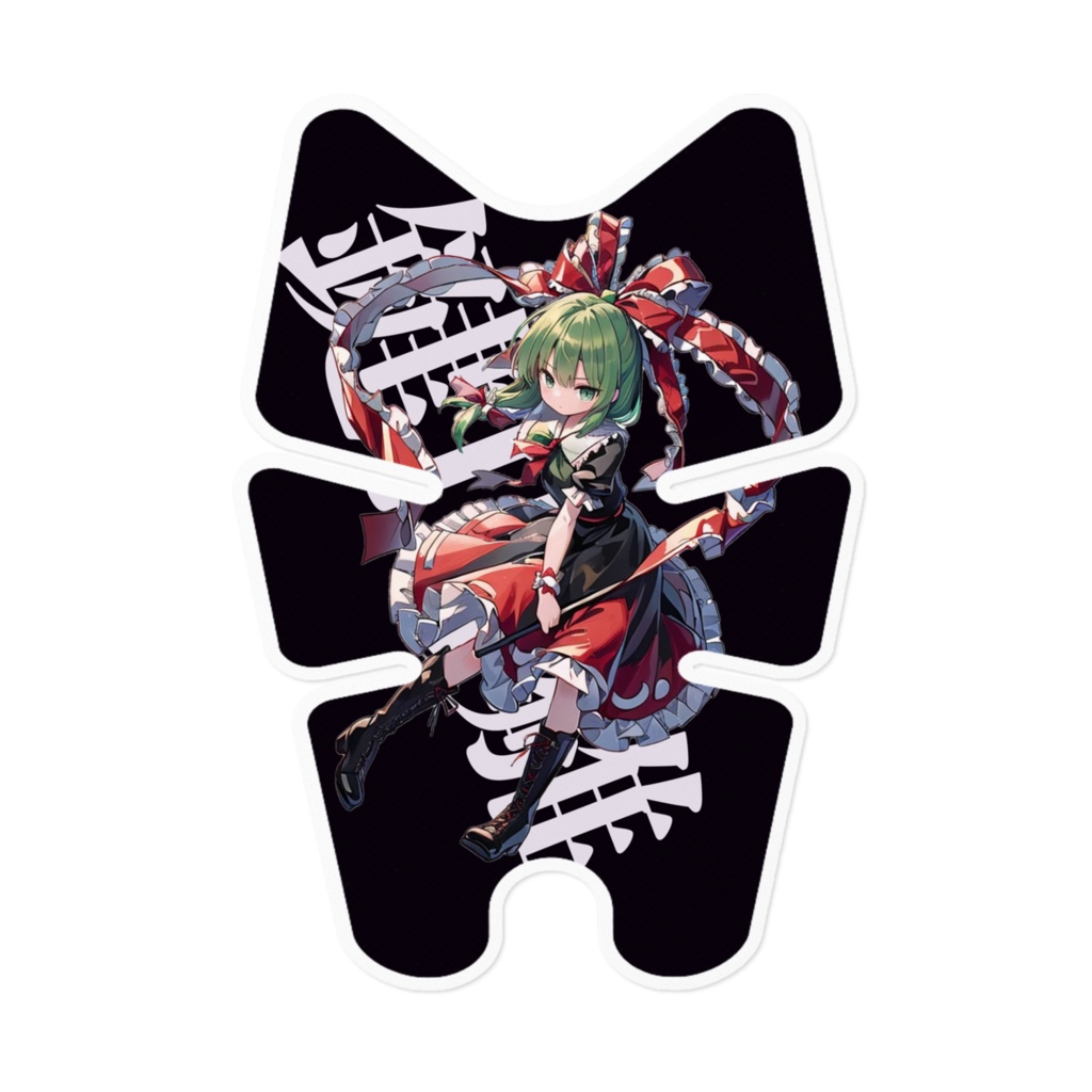 DC東方Projectステッカー 鍵山雛 バイク用ステッカー