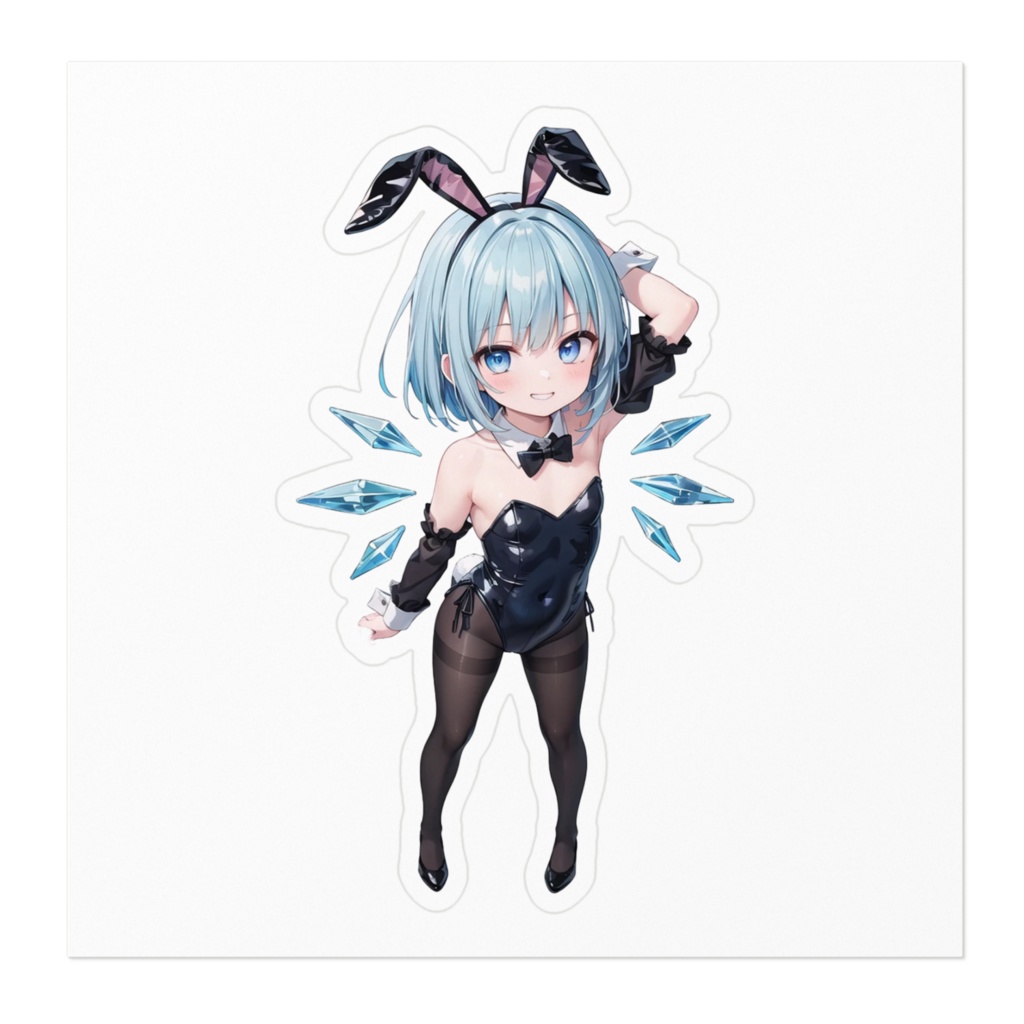 DC東方Projectステッカー バニーガール チルノ ステッカー01