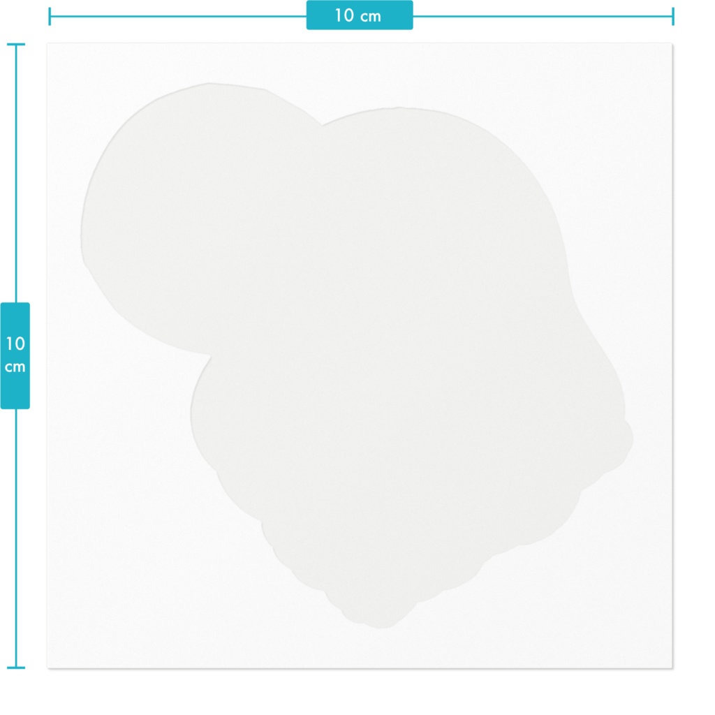 DC東方Projectバイク用ステッカー ちびキャラ東風谷早苗01