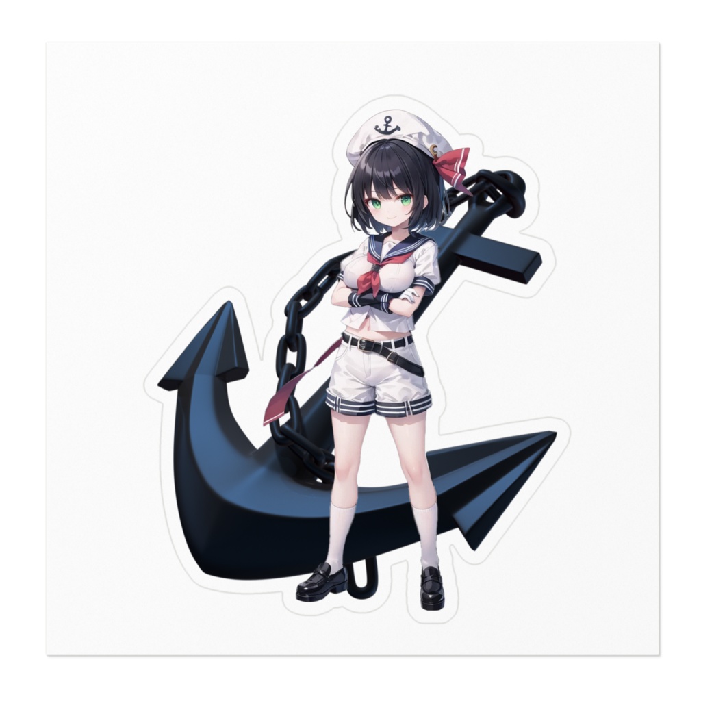 DC東方Projectステッカー 村紗水蜜(キャラ+錨)