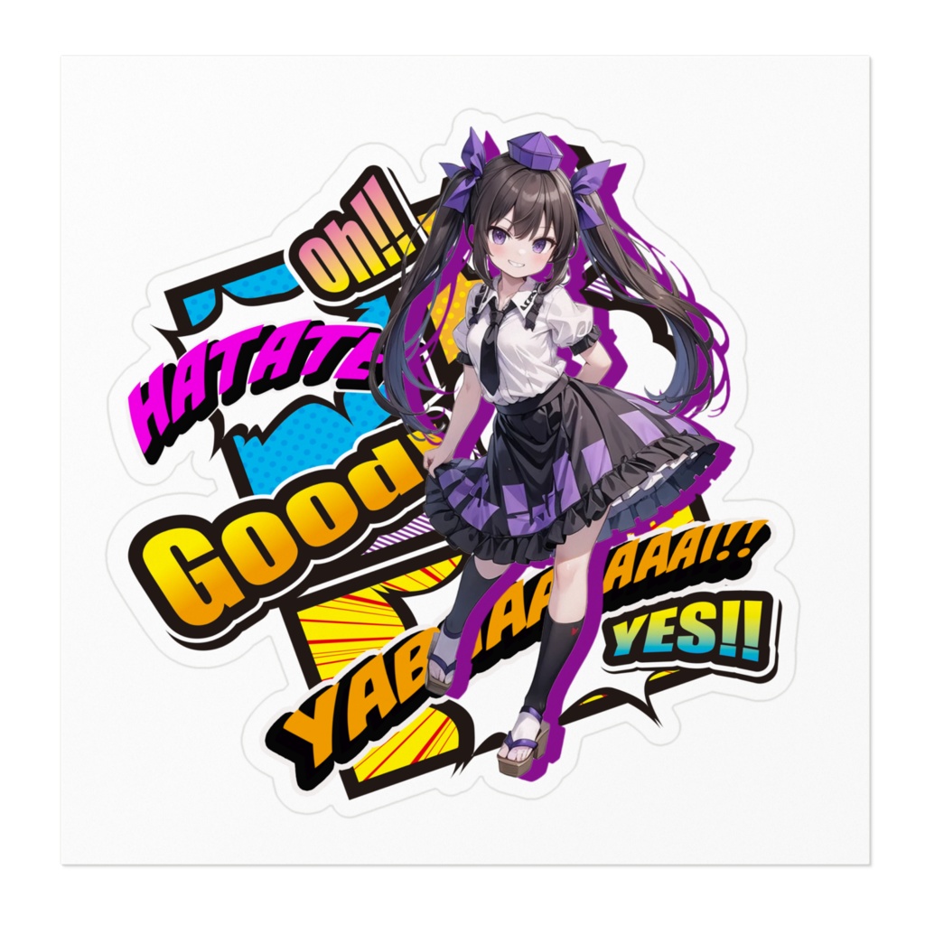 DC東方Projectステッカー 姫海棠はたて01