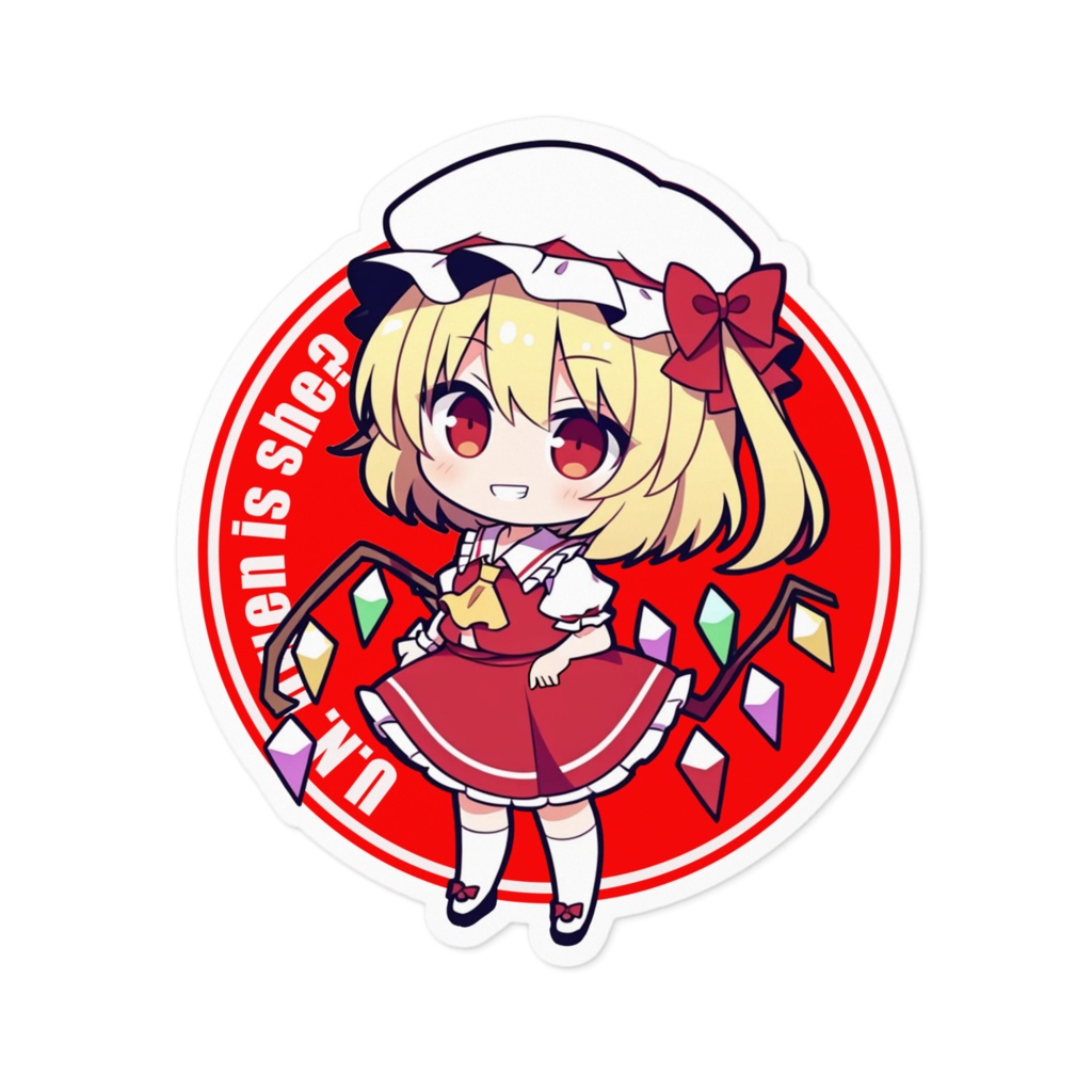 DC東方Projectステッカー ちびキャラ フランドール・スカーレット