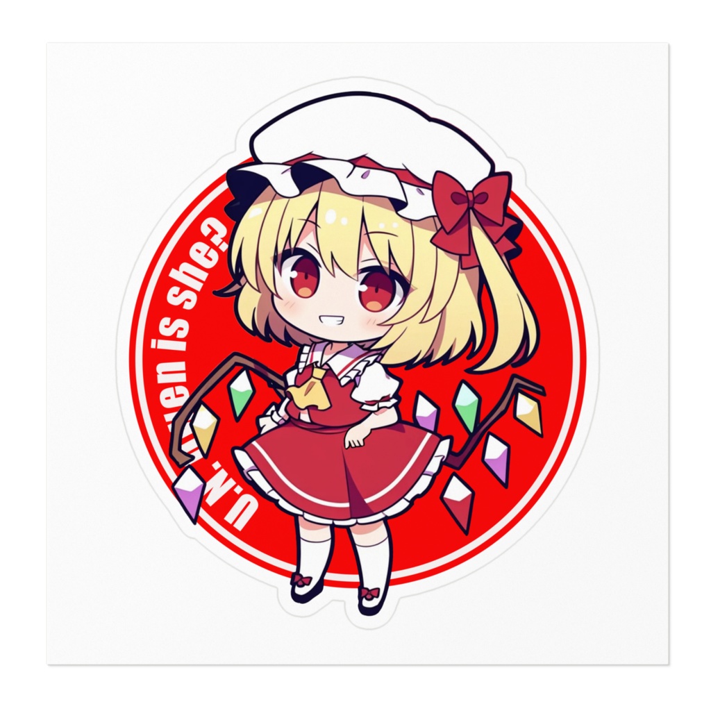 DC東方Projectステッカー ちびキャラ フランドール・スカーレット