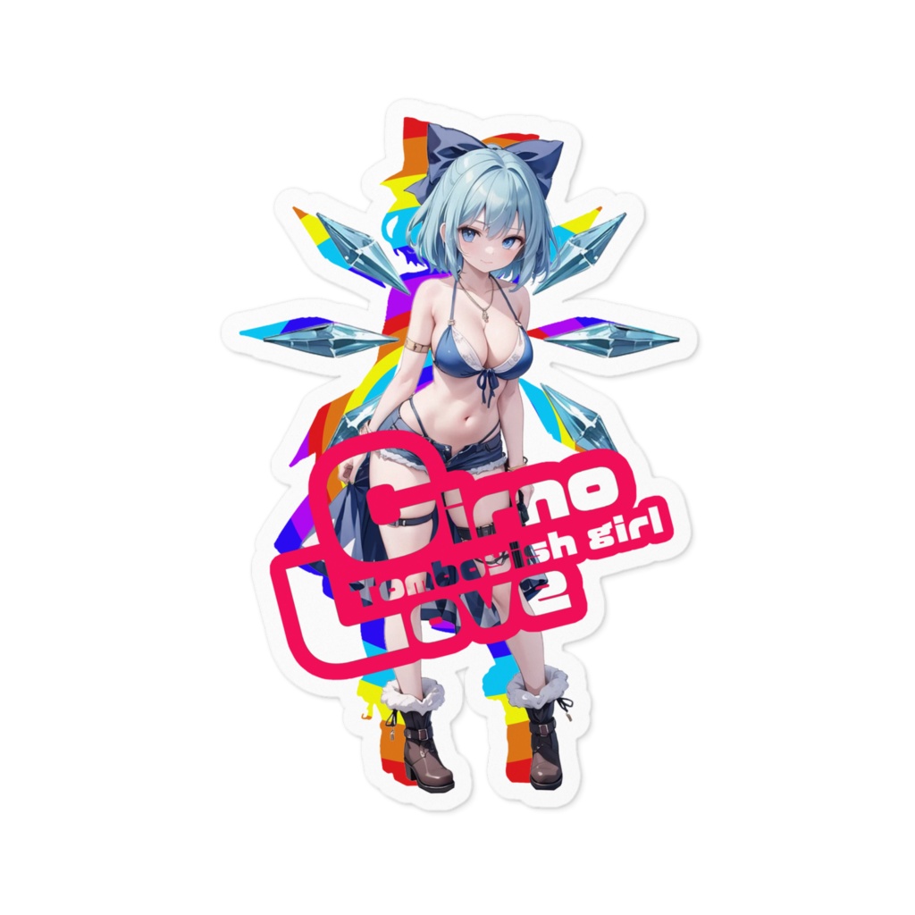 DC東方Projectステッカー チルノ おてんば恋娘01