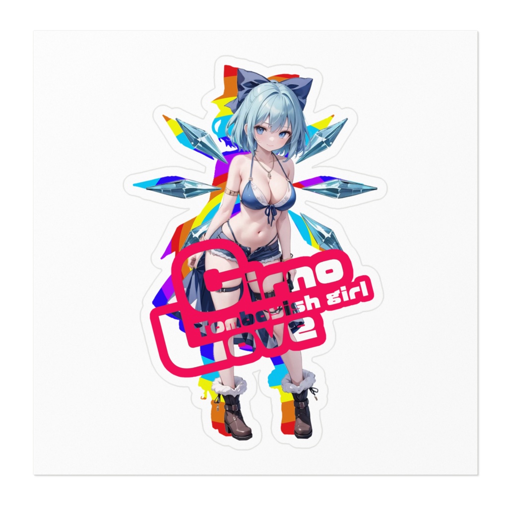 DC東方Projectステッカー チルノ おてんば恋娘01