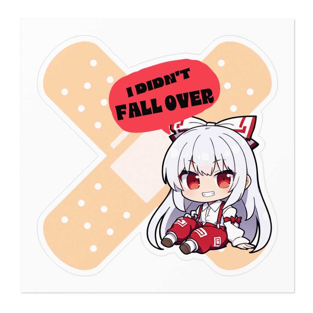 東方Projectキズかくしステッカー 藤原妹紅