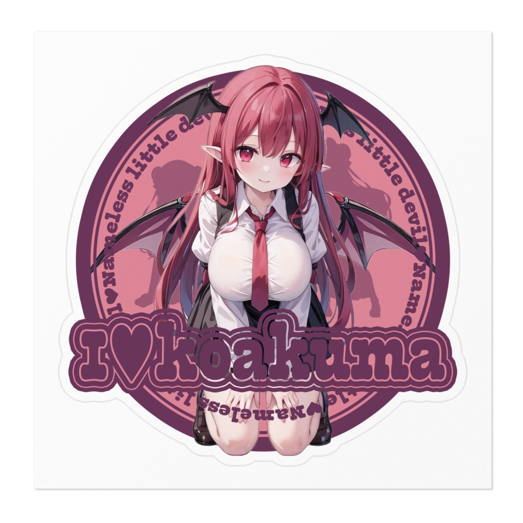 東方Project推活ステッカー 紅魔郷編 小悪魔