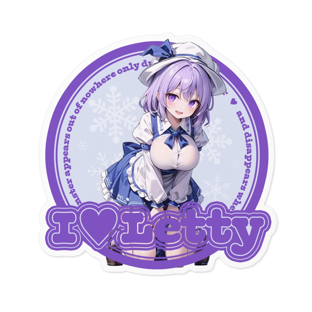 東方Project推活ステッカー レティ・ホワイトロック