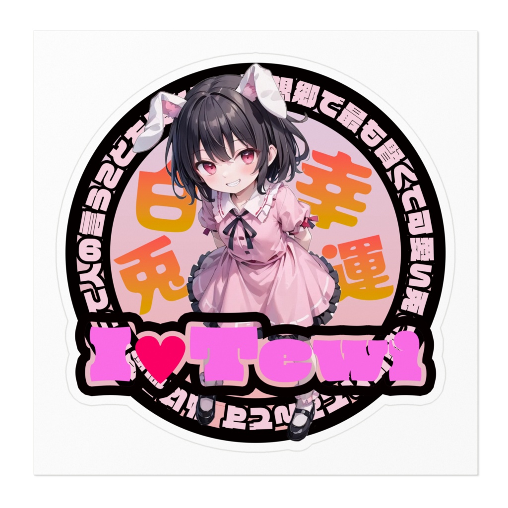 東方Project推活ステッカー 永夜抄編 因幡てゐ②