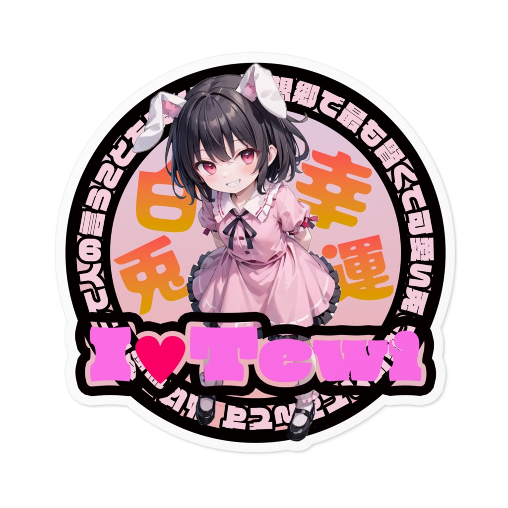 東方Project推活ステッカー 永夜抄編 因幡てゐ②