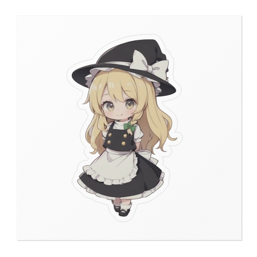 東方Projectちびきゃらステッカー 霧雨魔理沙①