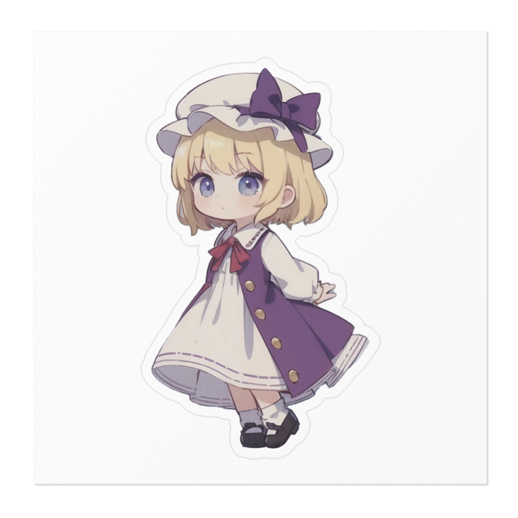 秘封倶楽部ちびきゃらステッカー マエリベリー・ハーン①