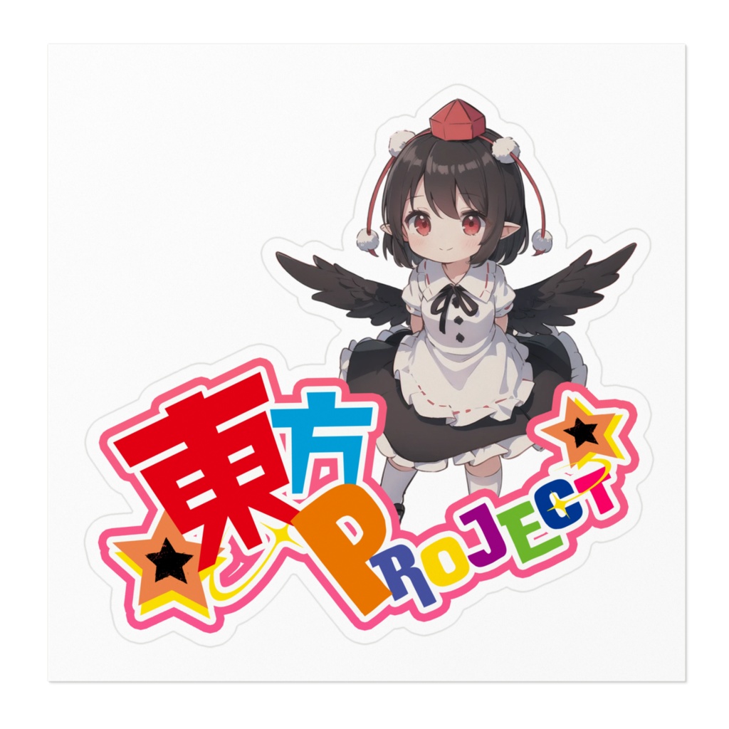 東方Projectちびきゃらステッカー 射命丸文①