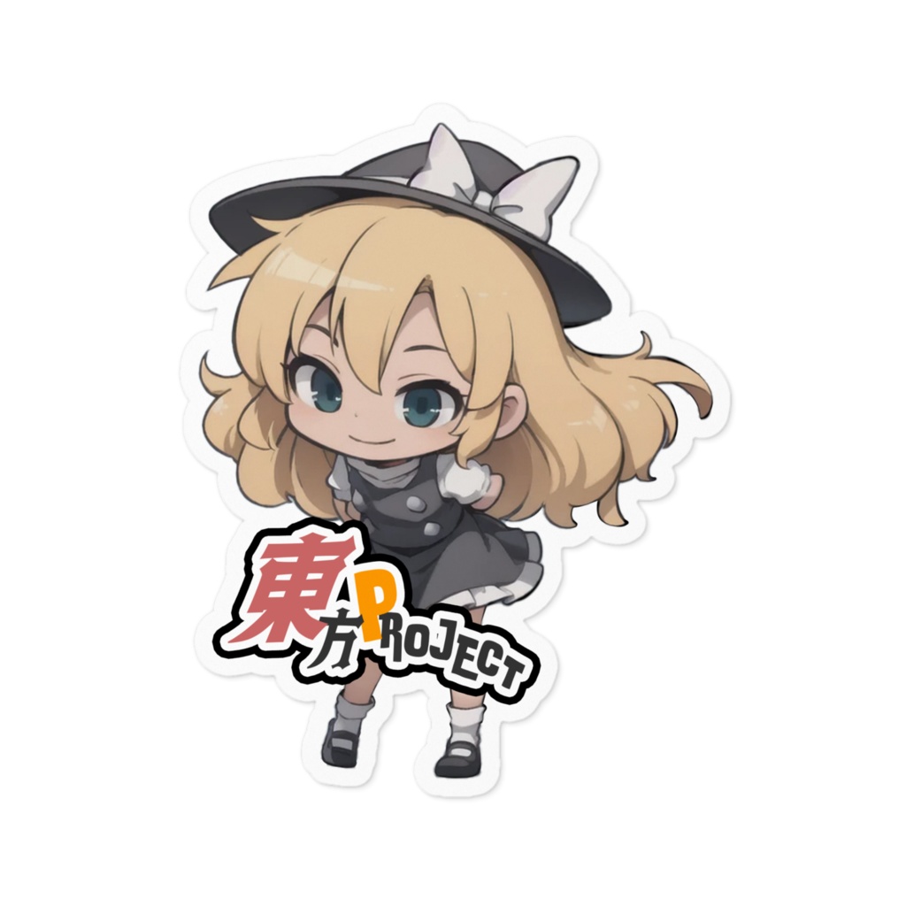 東方Projectステッカー 霧雨魔理沙①ver.1