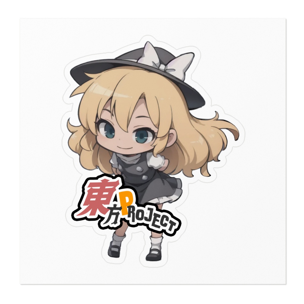 東方Projectステッカー 霧雨魔理沙①ver.1