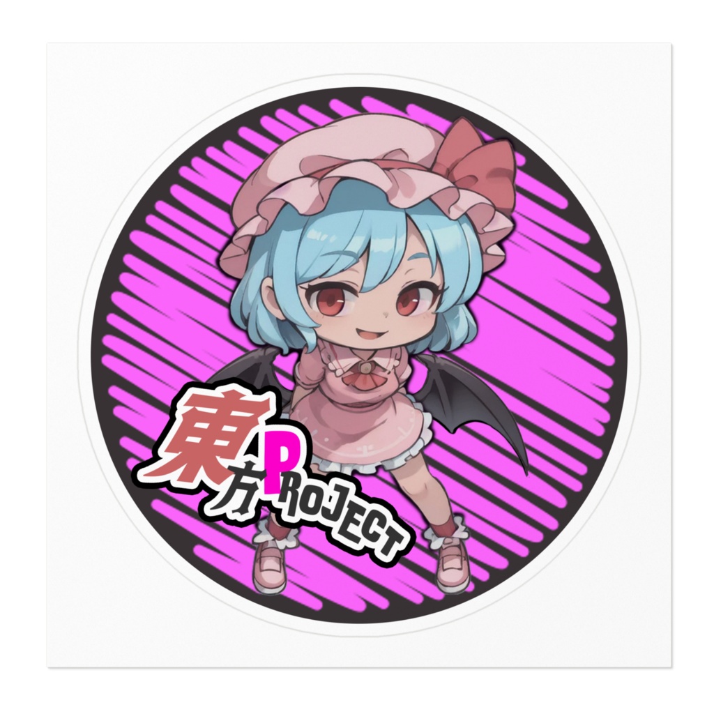 東方Projectステッカー レミリア・スカーレット①ver.2