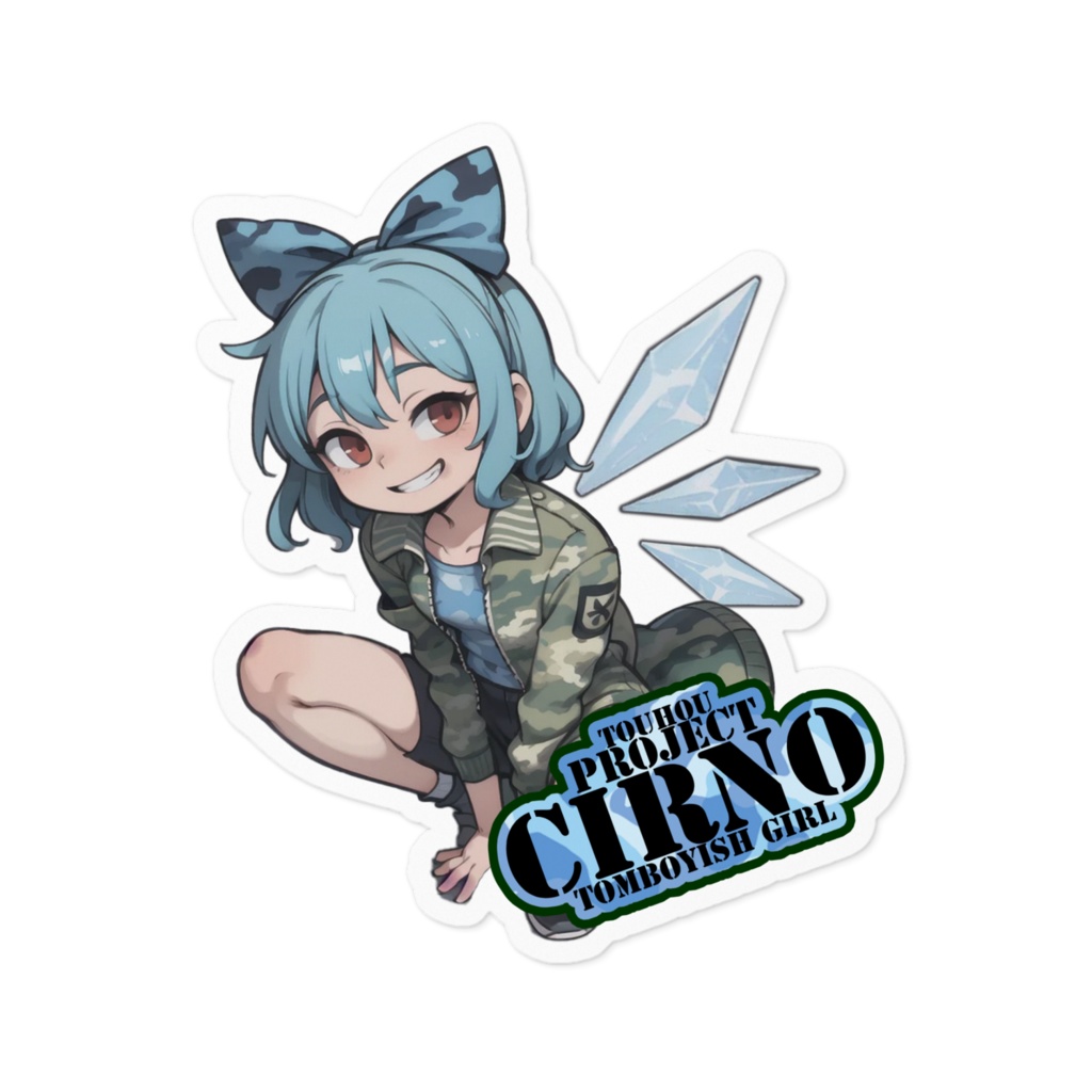 東方Projectステッカー チルノver.M①