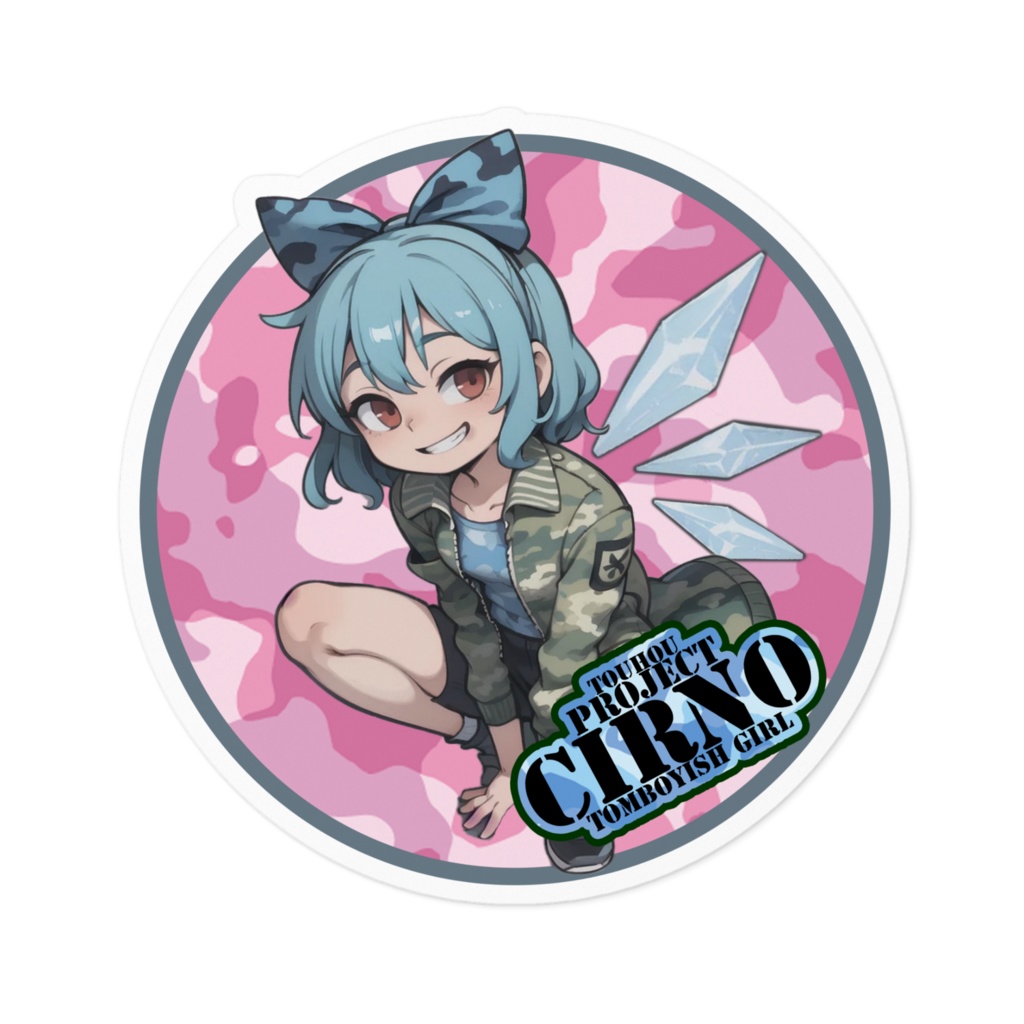 東方Projectステッカー チルノver.M①-2