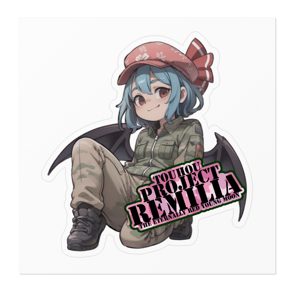 東方Projectステッカー レミリア・スカーレットver.M①