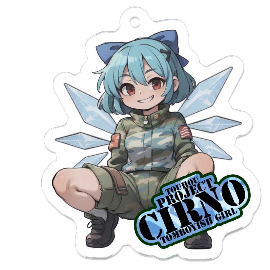 東方Projectアクリルキーホルダー チルノver.M②